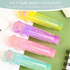 Retractable Pencil Eraser  Cute Erasers gradient Jelly Eraser