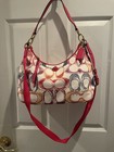 Coach New Hobo Scribble Handbag Purse Adjustable And Removable Strap 