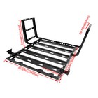 Roof Rack Cargo Carrier Luggage Basket Ladders For Jeep Wrangler Jk 4-door 07-18
