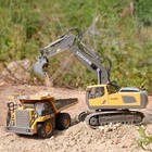 Remote Control Excavator Toy 1 20 Construction Vehicle Rc Excavator Toys White