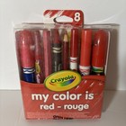 Crayola My Favorite Color Is Red 8pc Set 2015 Coloring Crayons Markers New