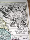 1720 Visscher Angliae Regnum   Original Antique Map Of England And Wales