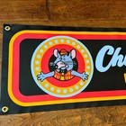 Vintage 1981 Chuck E Cheese Pizza Time Theatre Vinyl Banner Retro 80s Kids Decor