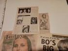 Bo Derek Newspaper Clippings Circa 1980 Lot Of 4