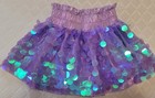 Purple Little big Girls Paillette Sequin Metallic Skort Size 4 From Dillard s 