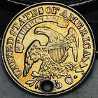 1832 Capped Bust Half Dime 5c Ungraded Holed 90  Silver Us Type Coin Cc26639