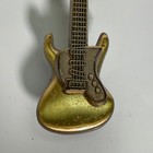 Hard Rock Cafe Louisville Ky Guitar Collectible Brass Tone Enamel Pin
