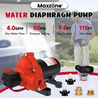Rv Fresh Water Diaphragm Pump 12 Volt Dc 4 0 Gpm 50psi  On Demand    