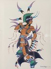 Acee Blue Eagle-silkscreen-native American-local Pick-up Only-framed 20  X 16 