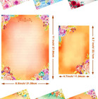 60 Pieces Cute Stationary Paper And Envelope Set  8 5 x11    30
