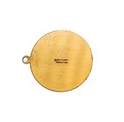 Vintage Mickey Mouse Pendant - 1960s Brass Base With Diecast Mickey Figure