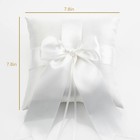 2 Pack Ivory Wedding Ring Pillow -simple Collection Of Big Bow Ring Bearer Ho   