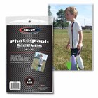 Pack Of 100 Bcw 4x6 Photo 2 Mil Soft Poly Sleeves Protectors 4 X 6 Sheets Covers