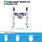 Manyukoi Bedside Commode For Seniors fsa hsa Eligible 3-in-1 Commode Toilet