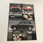 Lancia A112 Car Sales Brochure Catalog Vintage German Lancia A 112 Abarth