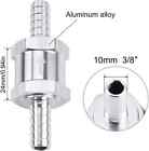2x 10mm 3 8  Fuel Line Non-return One Way Air Fuel Oil Check Valve Diesel Gas