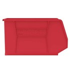 Akro Mils Stackable Storage Bins 3 Pack Red Durable Organizers 18 X 16 X 11 I   