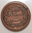 1863 Patriotic Civil War Token  5 288
