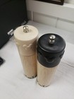 Disney Parks Homestead Collection Mickey Icon Wooden Salt   Pepper Grinder Set