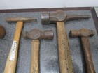 Vintage Hammer Lot Of 18 Welding Masonry Tack  Cobbler Ballpeen Wood Handles