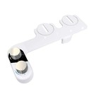 Non-electric Dual Nozzle Bidet Toilet Seat Attachment     Easy Install