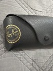 Ray Ban Sunglasses Black Semi Hard Case Glasses  - Case Only Black Inside New