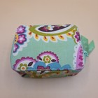 Vera Bradley Travel Pill Case Dive Floral Green Medallion Ultralight Box Carrier