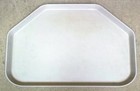Heavy Duty Cafeteria Trays Fiberglass 18in X 14in Beige Lot Of 25        