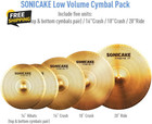 Low Volume Cymbal Pack Quiet Cymbal Set 14 hi-hats 16 crash 18 crash 20 ride 5 P