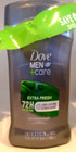 Dove Men care Extra Fresh Men s Antiperspirant Deodorant Stick Extra Fresh 2pk