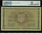 Finland 500 Markkaa 1922 Pmg 20 P 66a Finlands Bank Pmg Population 1 8 Litt C
