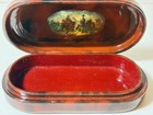 Russian Lacquer Box   Signed  Vintage Incredible Hand-painted Detail