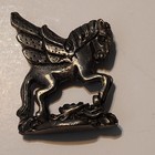Vintage Pewter Pegasus Winged Horse Small Metal Figurine Fantasy Collectible