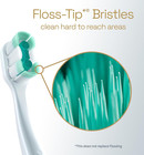 Total Foaming Clean Toothbrush  Soft  White  2 Pack   Remove Plaque  Floss-ti   
