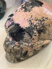 4  Natural Rhodochrosite Carved Crystal Skull Realistic Healing Skeleton  2022