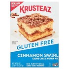  4 Pack  Krusteaz Gluten Free Cinnamon Swirl Crumb Cake   Muffin Mix  20 Oz Box