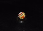         beautiful Jabo Hillbilly Magic Busy Oxblood Swirl Marble Size  718 18mm Mint