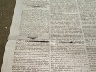 Antique Columbian Centinel Newspaper Dated February 14th  1807