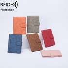 Rfid Blocking Wallet Holder Slim Leather Travel Passport Id Card Case Cover Us