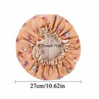 Cute Waterproof Shower Cap Elasticated Reusable Salon Bath Hat Hair Dry Cover