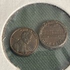Vintage Set Of Two 1977 Miniature Pennies Collectible Tokens