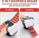 Automatic Card Shuffler And Dealer 2-in-1 Handles 2 Decks   8 Players 4 Remotes