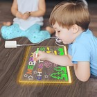 Acrylic Dry Erase Boards With Light   Led Note Board With Colors  2024 New Gl   