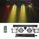 Dj Stage Lighting Led Wash Light With Stand Wireless Remote Control Party Event