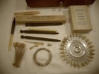Vintage De Trey s Synthetic Porcelain Caulk Dentistry Wooden Box With Bottles