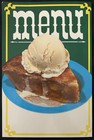 Vintage 1950   s Diner Menu Folder New Old Stock