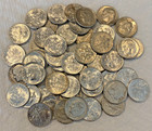 Roosevelt Dime Roll  90  Silver  Vf  Xf  Au  Choice  Gem Uncs  Qty 50 Coins