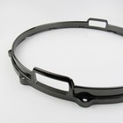 1 Pc Die Cast 14  Snare Drum Hoop 10 Lug   Hole Black Nickel Bottom Snare Side