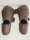 Hayabusa T3 Lx Shin Guards - Vintage Leather - Size Xl - With Nike Duffle Bag