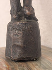 Signed  formicola  Bronze Sculpture     Winged Female Nude - 12 Inches Tall